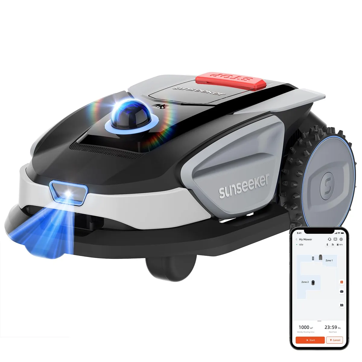 Sunseeker S4 1000 m² — robot cortacésped